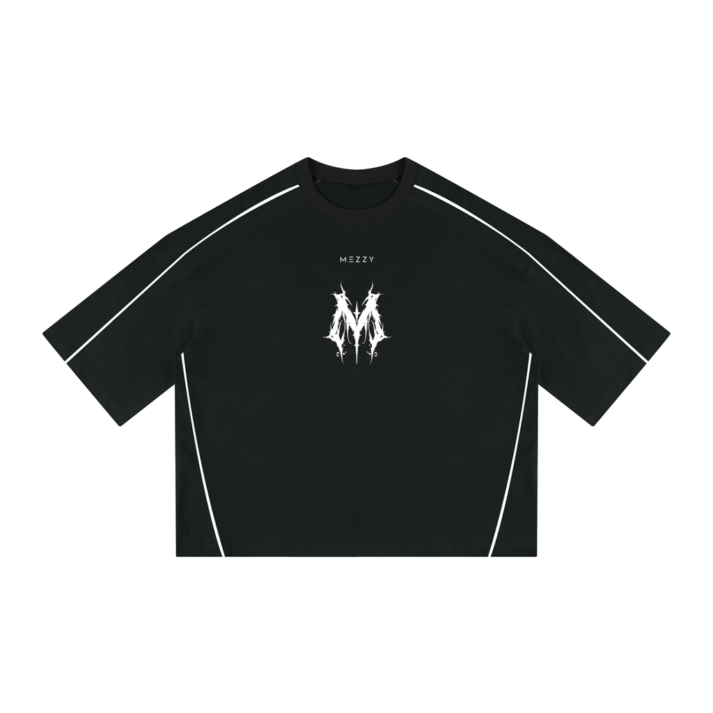 Unisex Heavyweight Boxy Piping T-Shirt