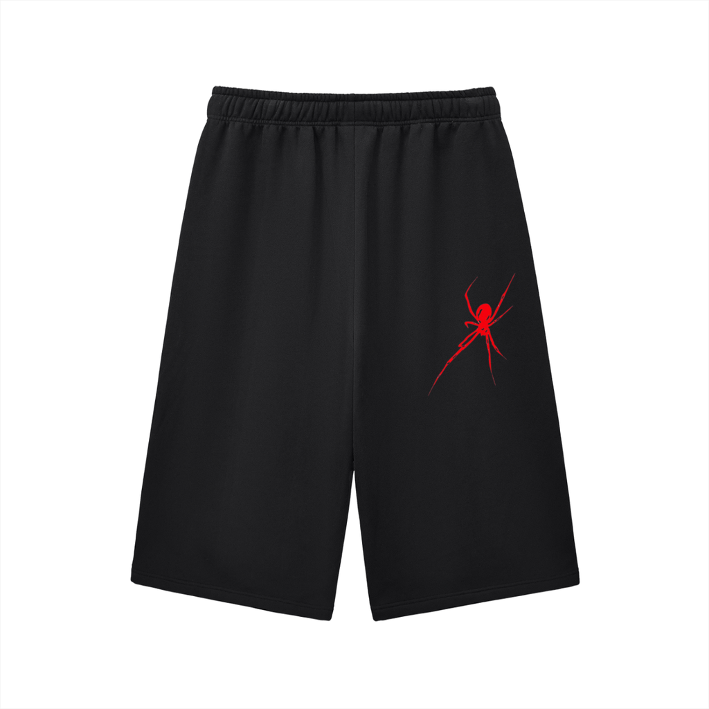 Relaxed Drawstring Three-quarter Sweatpants