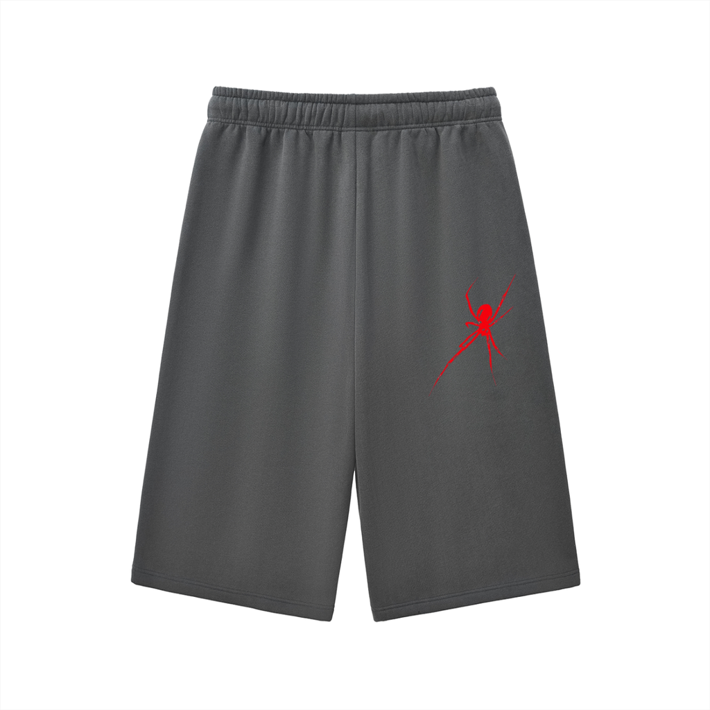 Relaxed Drawstring Three-quarter Sweatpants